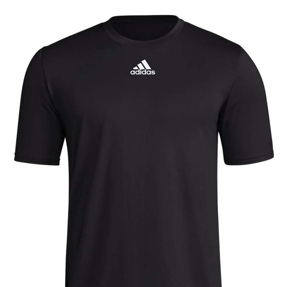 Adidas Black SS Pregame Tee